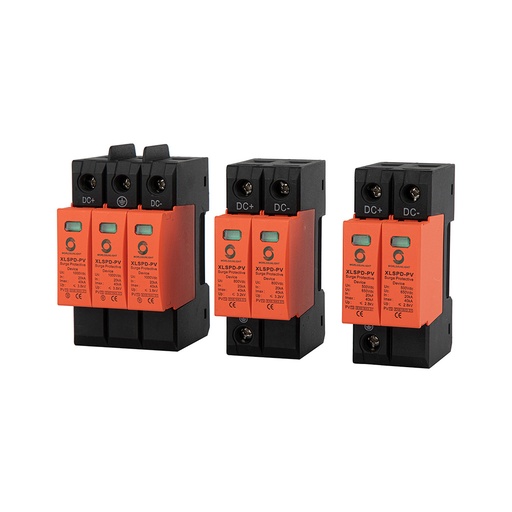 CE TUV XLSPD-PV DC SPD 40KA 2P 500V 100